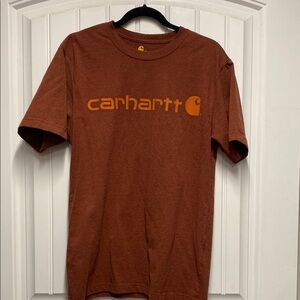 Carhartt Brown Short Sleeve Tee with Logo